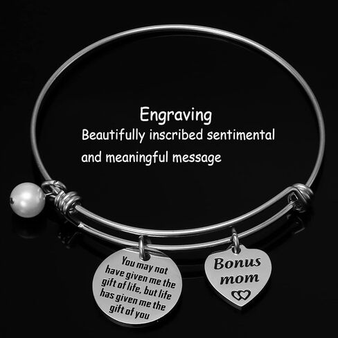 مكافأة أمي هدية زوجة الأب سوار هدايا زوجة الأب هدايا الأم في القانون هدايا أمي بالتبني من طفل الزوج أفضل هدايا عيد ميلاد لزوجة الأم من ابنة ربيب خطوة أمي سوار in Kuwait