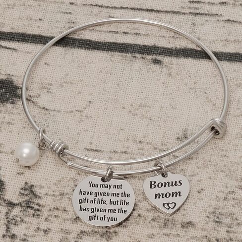 مكافأة أمي هدية زوجة الأب سوار هدايا زوجة الأب هدايا الأم في القانون هدايا أمي بالتبني من طفل الزوج أفضل هدايا عيد ميلاد لزوجة الأم من ابنة ربيب خطوة أمي سوار in Kuwait