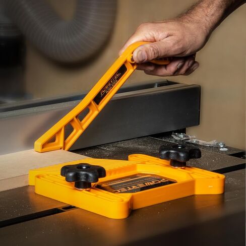POWERTEC 71554 2-Piece Universal Featherboard Woodworking Safety Kit w/Deluxe Magnetic Push Stick for Table Saws, Router Tables, Jointers in Saudi Arabia