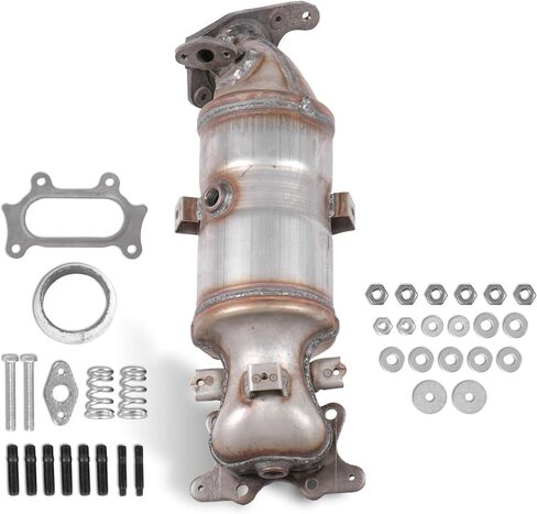 Manifold Catalytic Converter Front Replaces 17120 674986 Compatible with Honda Civic 1.8L 2006 2007 2008 2009 2010 2011 Direct Replacement in Saudi Arabia