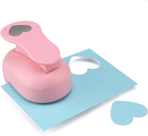 2 Inch Heart Punch, Heart Shaped Hole Punch for Weddings, Scrapbooking, Card Making, Junk Journaling and Homemade Confetti in Saudi Arabia