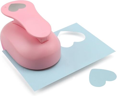 2 Inch Heart Punch, Heart Shaped Hole Punch for Weddings, Scrapbooking, Card Making, Junk Journaling and Homemade Confetti in Saudi Arabia