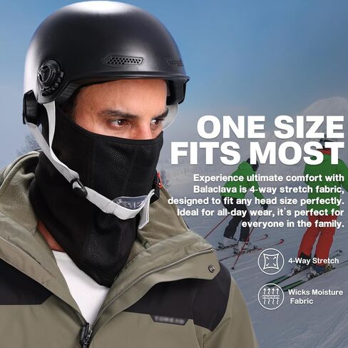 Winter Face Mask for Men Women,Balaclava Ski Mask for Cold Weather, Snowboarding Gear,Snowboard Mask in Saudi Arabia