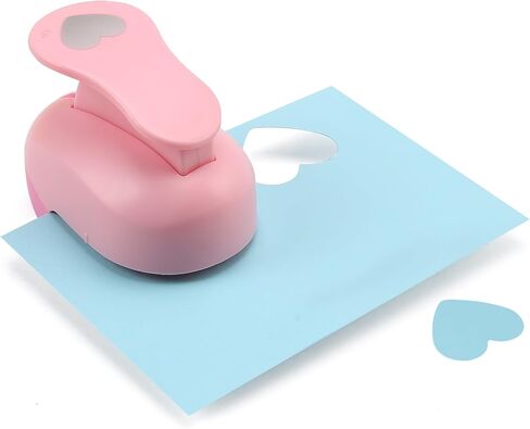 2 Inch Heart Punch, Heart Shaped Hole Punch for Weddings, Scrapbooking, Card Making, Junk Journaling and Homemade Confetti in Saudi Arabia