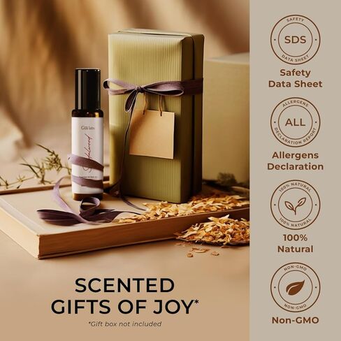 زيت نجيل الهند العطري رول أون من جيا لابس (10 مل) - رائحة عشبية خشبية in Kuwait