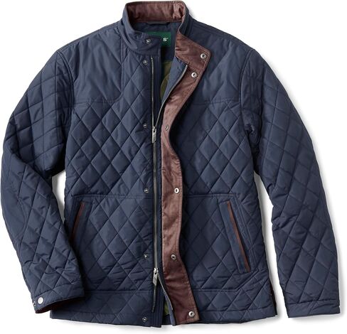 سترة Orvis الرجالية RT7 المبطنة مصنوعة من مواد معاد تدويرها، لون كحلي حقيقي - كبير in Kuwait