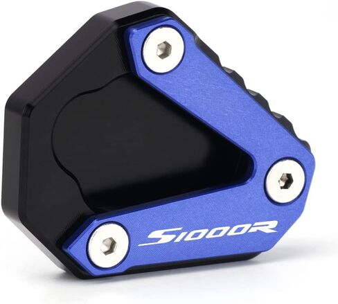 Motorcycle Side Stand Extension Kickstand Plate Compatible With BMW S1000R 2021 2022 2023 | Foot Pad Support S 1000 R S1000 R S 1000R Accessories (red) in Kuwait