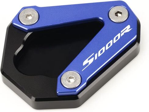 Motorcycle Side Stand Extension Kickstand Plate Compatible With BMW S1000R 2021 2022 2023 | Foot Pad Support S 1000 R S1000 R S 1000R Accessories (red) in Kuwait
