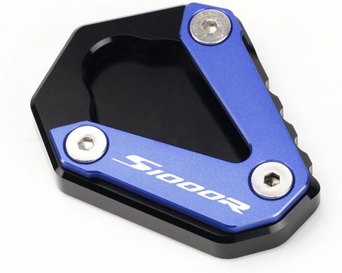 Motorcycle Side Stand Extension Kickstand Plate Compatible With BMW S1000R 2021 2022 2023 | Foot Pad Support S 1000 R S1000 R S 1000R Accessories (red) in Kuwait
