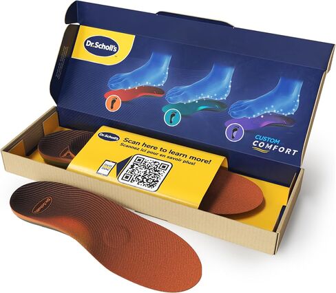 Dr. Scholl’s® Custom Fit® Orthotics Full Length Insert, CF 770, Customized for Your Foot & Arch, Immediate All-Day Pain Relief, Lower Back, Knee, Plantar Fascia, Heel, Insoles Fit Men & Womens Shoes in Saudi Arabia