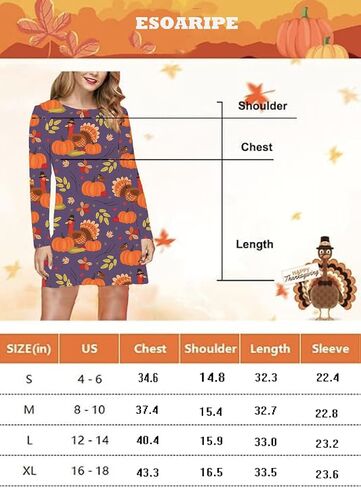 Women Happy Thanksgiving Pumpkin Tunic Dress Turkey Gobble Harvest Floral Mini Dress Thankful Grateful Fall Dresses in Saudi Arabia