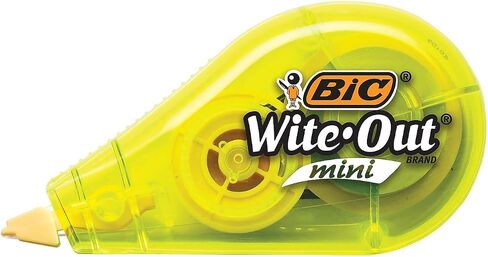 BIC Wite-Out Mini Correction Tape, White, 3/Pack (WOTMP31-WHI) in Saudi Arabia