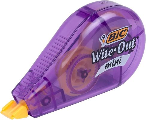 BIC Wite-Out Mini Correction Tape, White, 3/Pack (WOTMP31-WHI) in Saudi Arabia