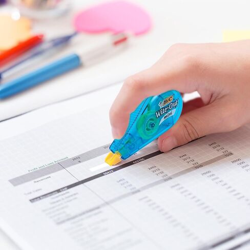 BIC Wite-Out Mini Correction Tape, White, 3/Pack (WOTMP31-WHI) in Saudi Arabia