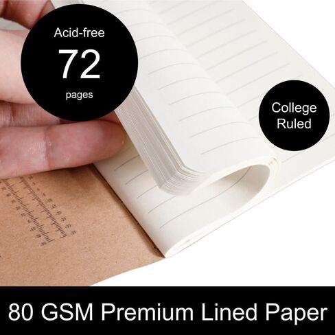 Urby Left Handed Notebooks Field Pocket Note Size, 5.5'' X 3.5'', The Lefty Stuff Series, 80GSM w. Paperback Cover, 72 Pages. 3pk of college ruled Pocket Book in Saudi Arabia