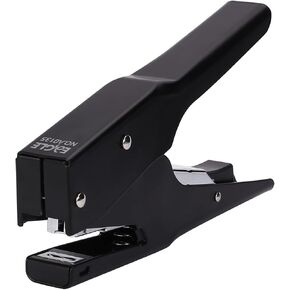 Eagle Handheld Plier Stapler, Effortless Desktop Stapler, All-Metal Construction, 25-Sheet Capacity, Hand Stapler with Quick Load Mechanism, Compatible with 1/4 Leg Staples