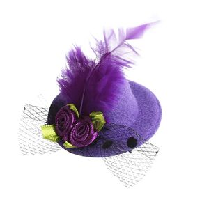 12pcs Mini Hat Mini Hat Hair Clip Hat Hair Pins Fascinator Hat Hair Clip Halloween Hair Clip Tea Party Hats Fascinators for Women Tea Party Girls Hats Child Top Hat Charming