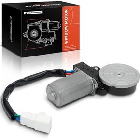 A-Premium Front Left Power Window Lift Motor Compatible with Toyota Sequoia 2001-2007 Sport Utility, Tundra 2004-2006 Extended Cab Pickup, Driver Side, with Anti-Clip Function, Replace# 8572034030