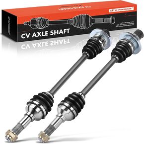 A-Premium Pair (2) Rear CV Axle Shaft Assembly Compatible with Yamaha Rhino 700 2008 2009 2011 2012 2013, 4x4 Models, Left and Right, Replace# 5B4-F530U-00-00, 5B4-F530U-00-00