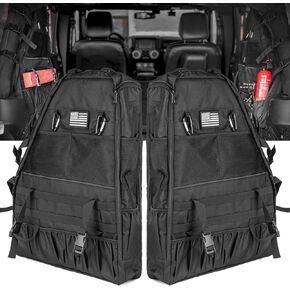 Roll Bar Bags JL Storage Cargo Cage Fits 1997-2023 Wrangler JK TJ LJ & Unlimited JL Camouflage 4-Door with Multi-Pockets & Organizers and Storage Bags Fits Wrangler JL JK