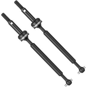 MOHERO 2Pcs Heavy Duty Steel Rear CVD Drive Shaft Replacement Parts for Tamiya 1/10 58719 BBX 2WD Monster Truck