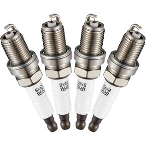 Set of 4 Iridium Spark Plugs 7092 Compatible with Acura Honda Dodge Mitsubishi Toyota Camry Corolla RAV4 Solara Pontiac Vibe Lexus Scion xB tC 1.8L 2.0L 2.4L 2.5L L4 H4 Replacement for BKR6EGP