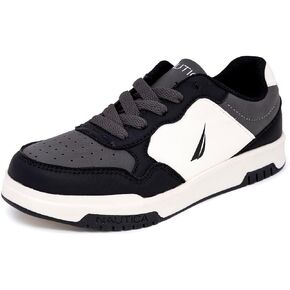 Nautica Boys Low-Top Sneakers, Basketball Tennis Shoes for Kids, Outdoor School Running Shoes - Sizes for Big Kid/Little Kid