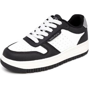 Nautica Boys Low-Top Sneakers, Basketball Tennis Shoes for Kids, Outdoor School Running Shoes - Sizes for Big Kid/Little Kid
