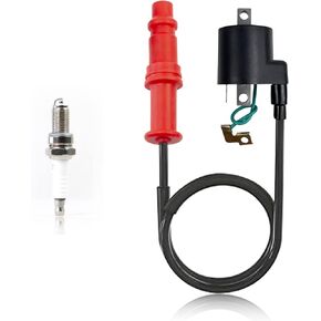 Ignition Coil Spark Plug for Polaris Sportsman 500 1996-2002 Magnum 425 1995-1998 Magnum 500 2000-2003 Xpedition 425 2000-2002 3085228 3085227