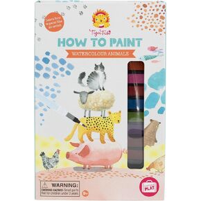 Tiger Tribe: How to Paint: Watercolor - Animals - Step-by-Step Guide Learning Techniques, 12 Watercolors & Brush, Painting, Kids & Tweens Ages 8+