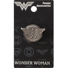 DC Wonder Woman Logo Pewter Lapel Pin