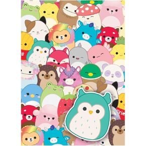 Danilo Squishmallows Wrapping Paper - Two Sheets, Two Tags, Officially Licensed Gift Wrap, Fully Recyclable, 70 x 50 cm each Sheet, Multi-Coloured