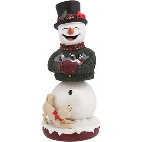 Royal Bobbles Snowman BobbleHIPS Christmas Collectible Bobblehead Statue