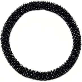 Humble Hilo Handmade Glass Bead Bracelet Artisinal Chunky Statement Jewelry Accessories for Women