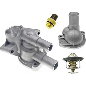 19320-P2A-000 19311-P2A-000 Set OF Thermostat Housing Cover Water Outlet thermostat & sensor For Honda Civic 1.6L 1996-2000 19301PAA306 19320P2A000