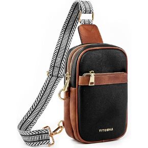 Titosha Anti Theft Small Sling Bags for Women RFID Blocking Cross Body Travel Purse Fanny Packs with Anti-Pickpocket Clip