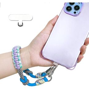 2 Lobster Clasp Phone Wrist Strap with Tether Tab, Cellphone Lanyard, Wristlet, Anti-Theft iPhone Chain, Bracelet, Keychain, Charm for Women