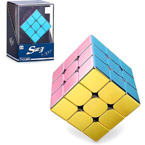 LiangCuber Cyclone Boys S8 Gradient Color Magnetic Speed Cube 3x3 Mirror Reflective Cube Stickerless 56MM 3x3 Gradient Color Shiny Cube 2024 Edition
