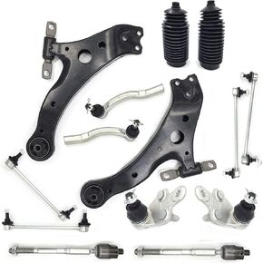 Front Lower Control Arm Tie Rods 14pc Replacement for Toyota Camry 2007 2008 2009 2010 2011