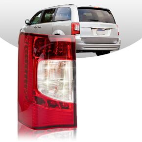 Tail Light Assembly LED, Compatible With 2011-2016 Chrysler Town & Country Rear Lamp Taillight 5182530AD CH2801198 5182531AD CH2800198 (Left Driver Side)