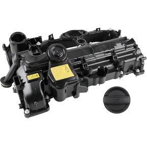 MOTOALL N20 Engine Valve Cover w/Gasket & Oil Filler Cap & Bolt Fit for BMW F10 320i 328i 428i 528i X3 X5 Z4 X1 2012-2018 Replaces 11127588412/264-517