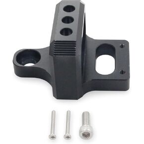 Boost Controller Solenoid Valve Mount Holder Bracket Kit for MAC, AEM 3 Port Boost Controller CNC Billet Aluminum Bracket Black