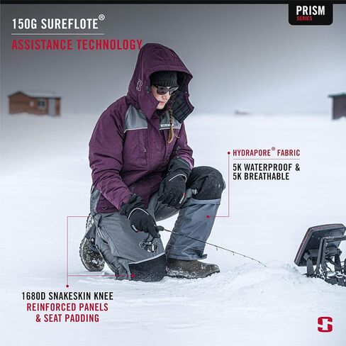 مريلة لصيد الأسماك على الجليد من Striker متينة قابلة للتنفس ومقاومة للماء في الهواء الطلق مع تقنية التعويم Sureflote (2020) in Kuwait