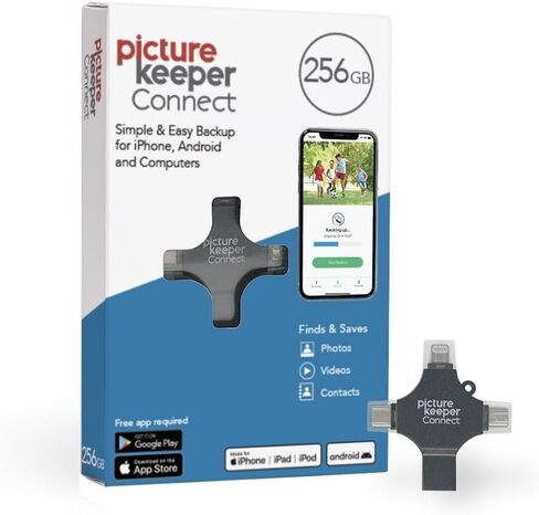 Picture Keeper Connect Photo & Video USB Flash Drive for Apple, Android, & PC Devices, 32GB Thumb Drive in Saudi Arabia