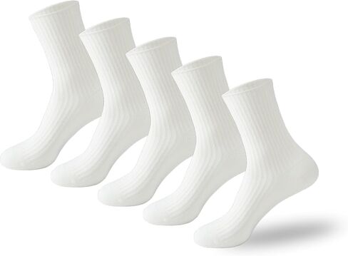 PADFOM Thin Cashmere Socks for Women, Super Soft Warm Cozy Winter Gift Crew Socks 5 Pairs Size 5-9 in Saudi Arabia