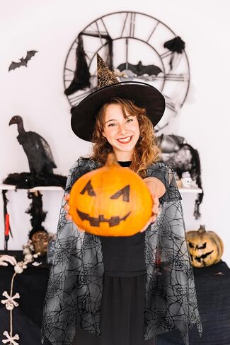 Halloween Spiderweb Cape for Halloween Cosplay Birthday Party Decoration Spider Web Cape for Women Unisex Adult Masquerade in Saudi Arabia