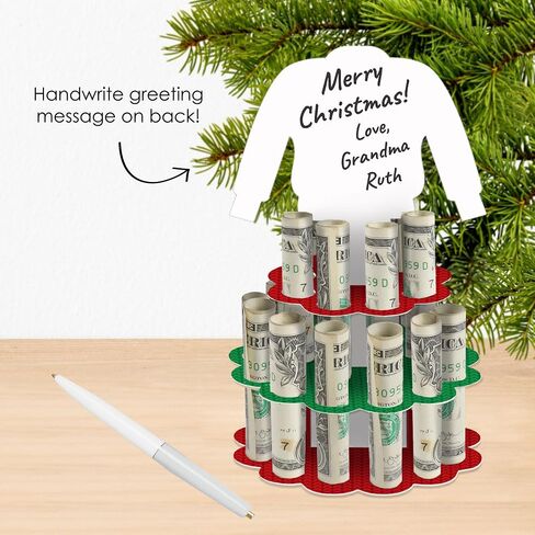 Big Dot of Happiness Ugly Sweater - DIY Holiday and Christmas Party Money Holder Gift - Cash Cake in Kuwait