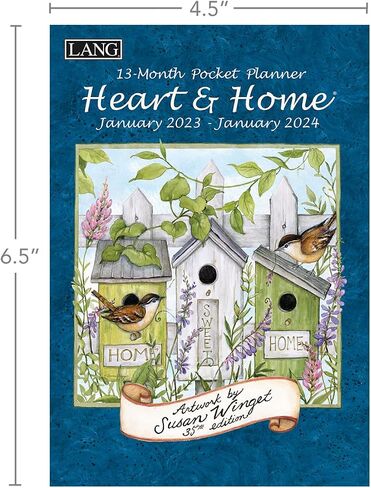 Lang, Heart and Home 2025 Monthly Pocket Planner by Susan Winget in Saudi Arabia