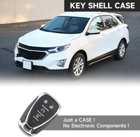 Key Fob Cover Shell Case Replacement 5 Buttons Key Fob Remote Control Shell Case - Compatible for Chevrolet Equinox 2018-2021 for Chevrolet Blazer 2019-2020 - Replace Part M3N-40821302 HYQ4AA in Saudi Arabia