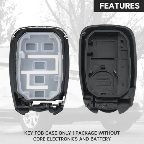 Key Fob Cover Shell Case Replacement 5 Buttons Key Fob Remote Control Shell Case - Compatible for Chevrolet Equinox 2018-2021 for Chevrolet Blazer 2019-2020 - Replace Part M3N-40821302 HYQ4AA in Saudi Arabia
